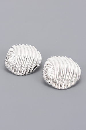Metal Gold Dip Earring