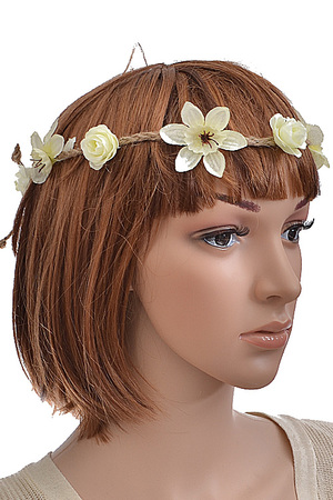 Rose decorated hair band