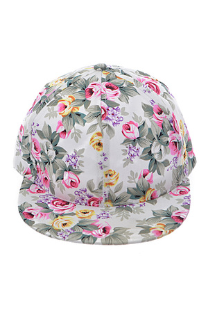 Beautiful Flower All Over My Head Cap