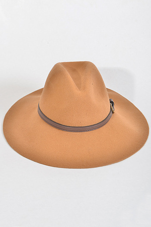 Fedora with Belt Buckle Detail