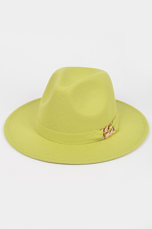 Faux Wool Fedora Hat.