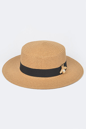 Faux Straw Hat