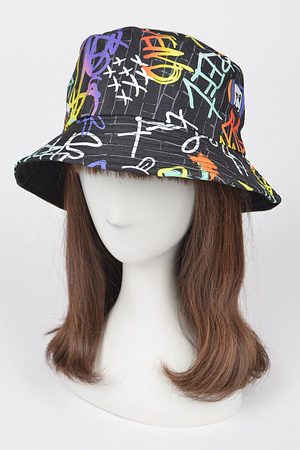 Graffiti Bucket Hat