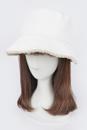 Faux Suede Bucket Hat