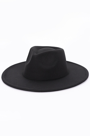Faux Wool Fedora Hat