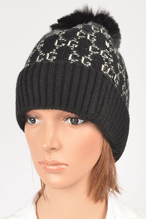 CG Fur Knit Hat