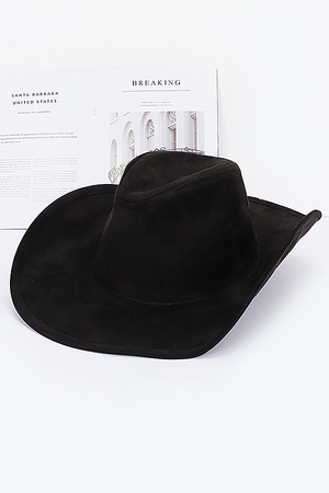 Faux Wool Cowboy Hat