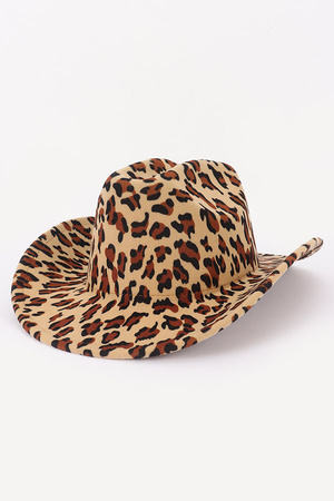Leopard Print Cowboy Hat