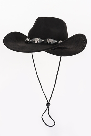 Faux Wool Cowboy Hat