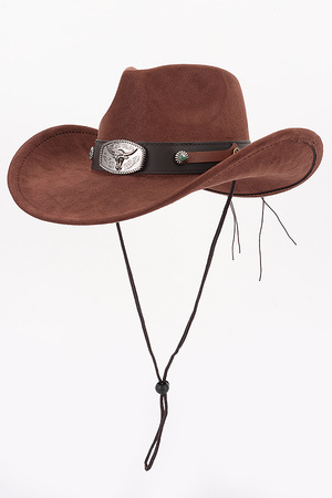 Faux Wool Cowboy Hat