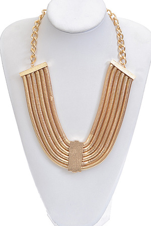 Rope Chain Layer Stranded Necklace