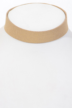 Simple Thick Choker With No Design