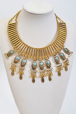 Cleopatra Inspired Statement Necklace