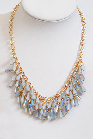 Chain Necklace With Fringes