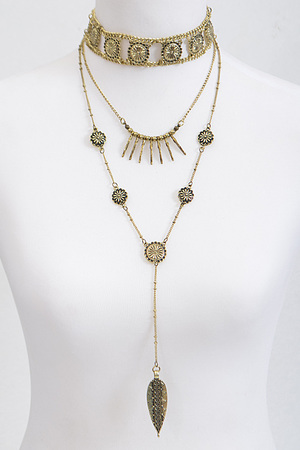 Tribal Theme Fashion Choker Necklace