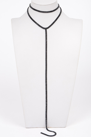 Fashionista Long Choker Necklace.