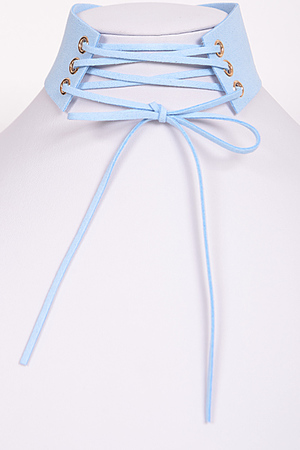 Tie Up Corset Choker Necklace
