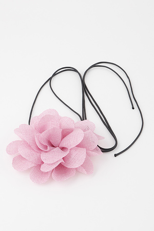 Weaved Flower Choker Necklace