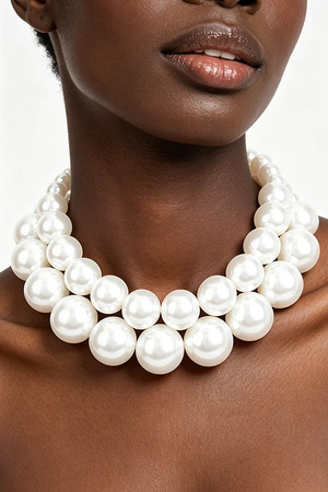 Faux Pearl Multi Necklace