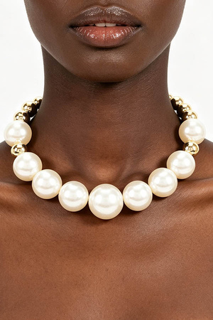 Multi CCB and Pearl Necklace