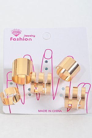 Partial Cutout Solid Set Ring