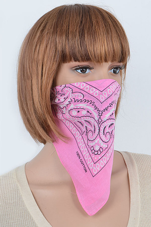 Handkerchief With Multiple Patterns.