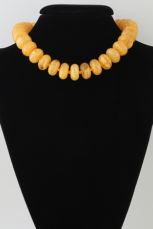 Marble Stone Beaded Necklace