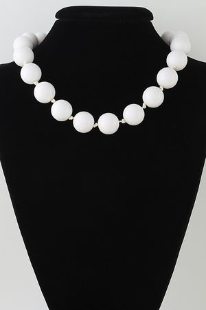 Geometric Crystal Beaded Necklace