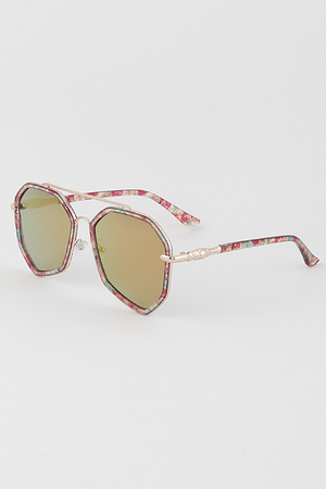 Watercolor  Aviator  Sunglasses