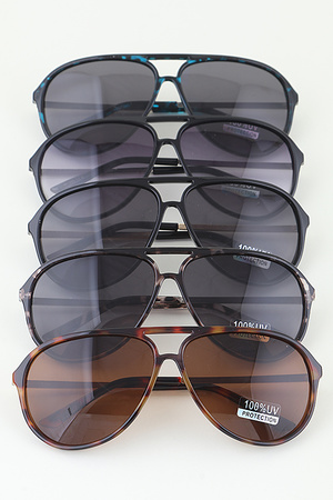 Modern Tortoise Aviator Sunglasses