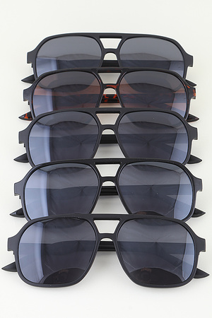 Straight Tortoise Aviator Sunglasses