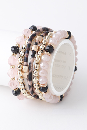 Multi Bead N Crystal Bracelets