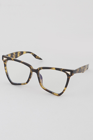 *Blue Light Block  Retro Cat Eye Glasses