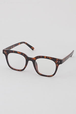 Blue Light Block Retro Rectangular Glasses