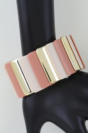 Textured Resin Segmented Bangle