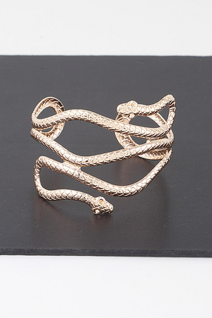 Luxury Snake Wrap Cuff Bracelet