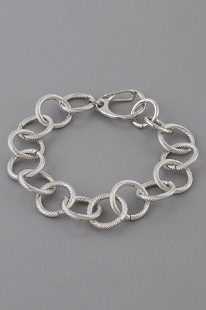 Twisted Pattern Chain Bracelet