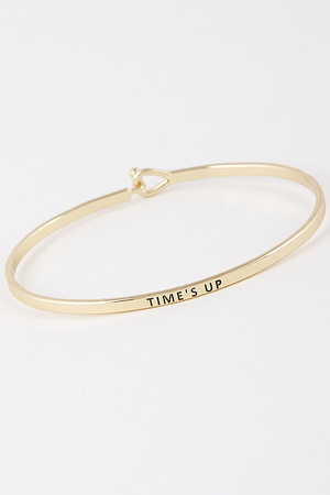 Time's Up Written Bracelet G3