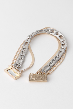 Triple Chain Bracelet