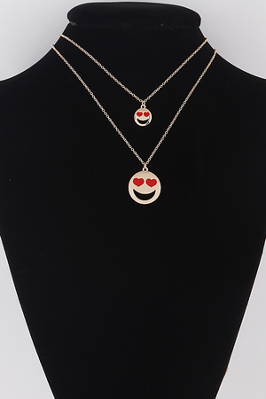 Heart Eyes  Emoji  Necklace
