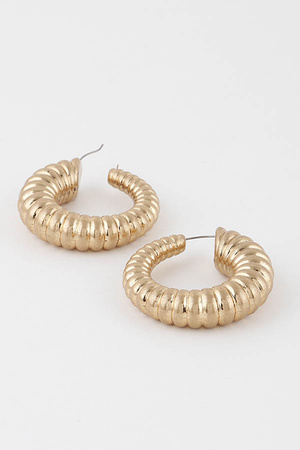 Sea Conch Hoop Earrings