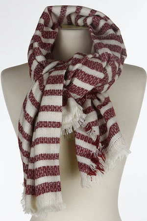 Stripe printed Scarf 7HCA