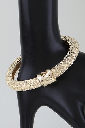 Interweaved Box Chain Bangle Bracelet