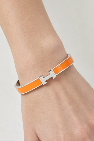 Modern H Cuff Bracelet