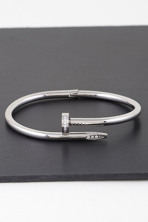 Jeweled Nail Around Bracelet