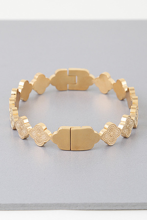 Multi Clover Charm Bracelet