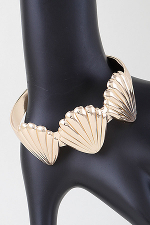 Mermaid Shell Cuff Bracelet