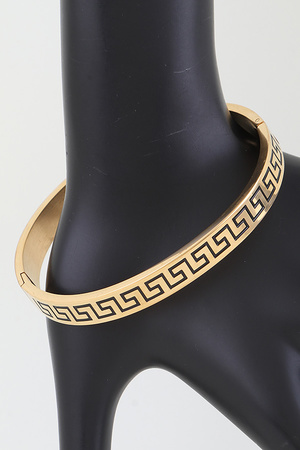 Aztec Maze Cuff Bracelet
