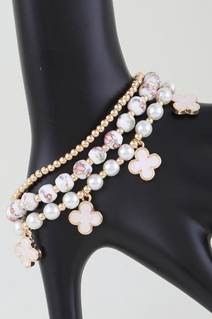 Multi Stone Clove Beaded Bracelet