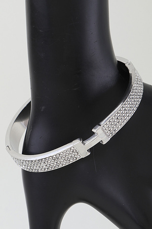 Bejeweled H Cuff Bracelet